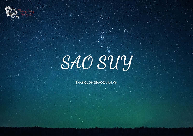 Sao Suy là chòm sao thứ sáu trong vòng Trường Sinh