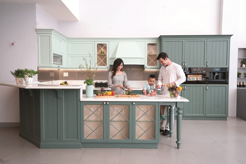 Nhà bếp được coi là trái tim của căn nhà