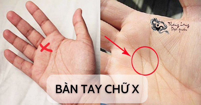 bàn tay chữ x