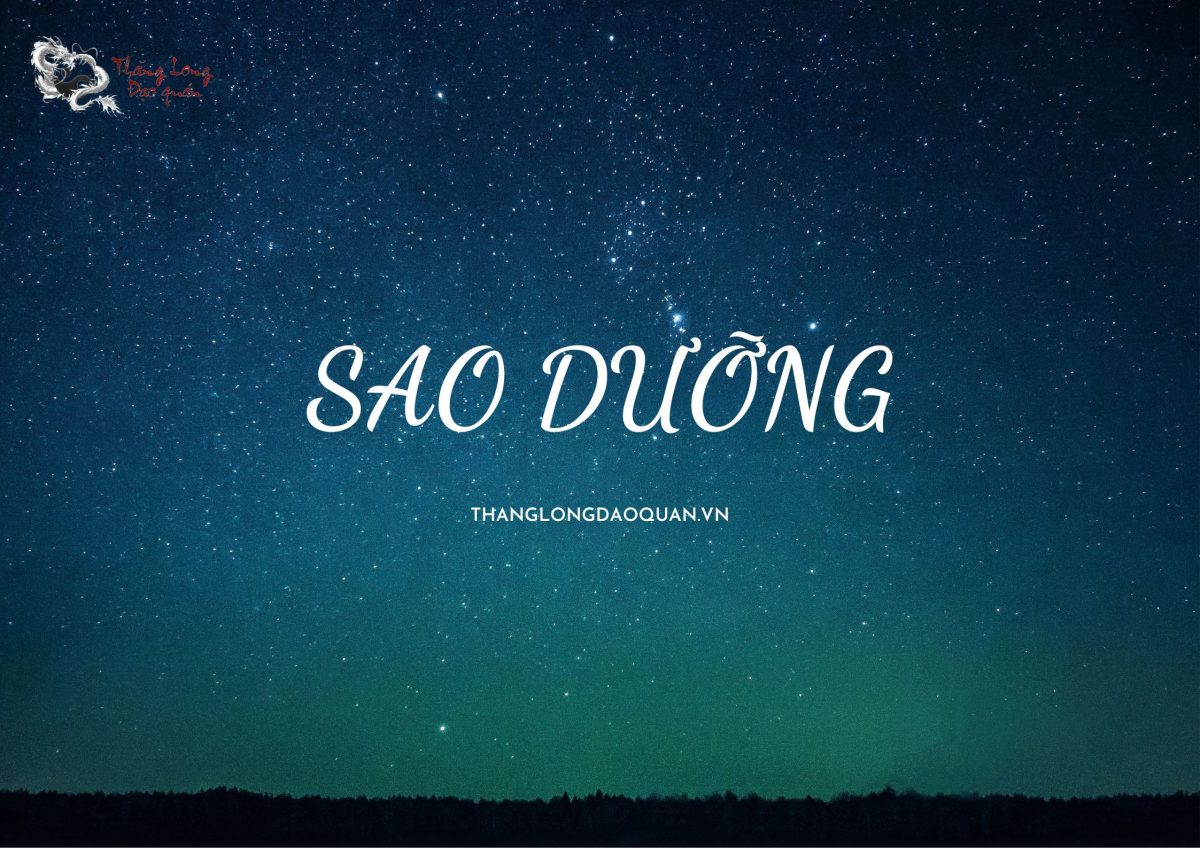 Sao Dưỡng có ý nghĩa là sự chăm sóc, nuôi dưỡng, cẩn thận, cần cù