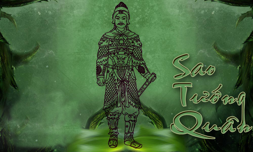 Sao Tướng Quân thể hiện sự quyền lực, có uy phong