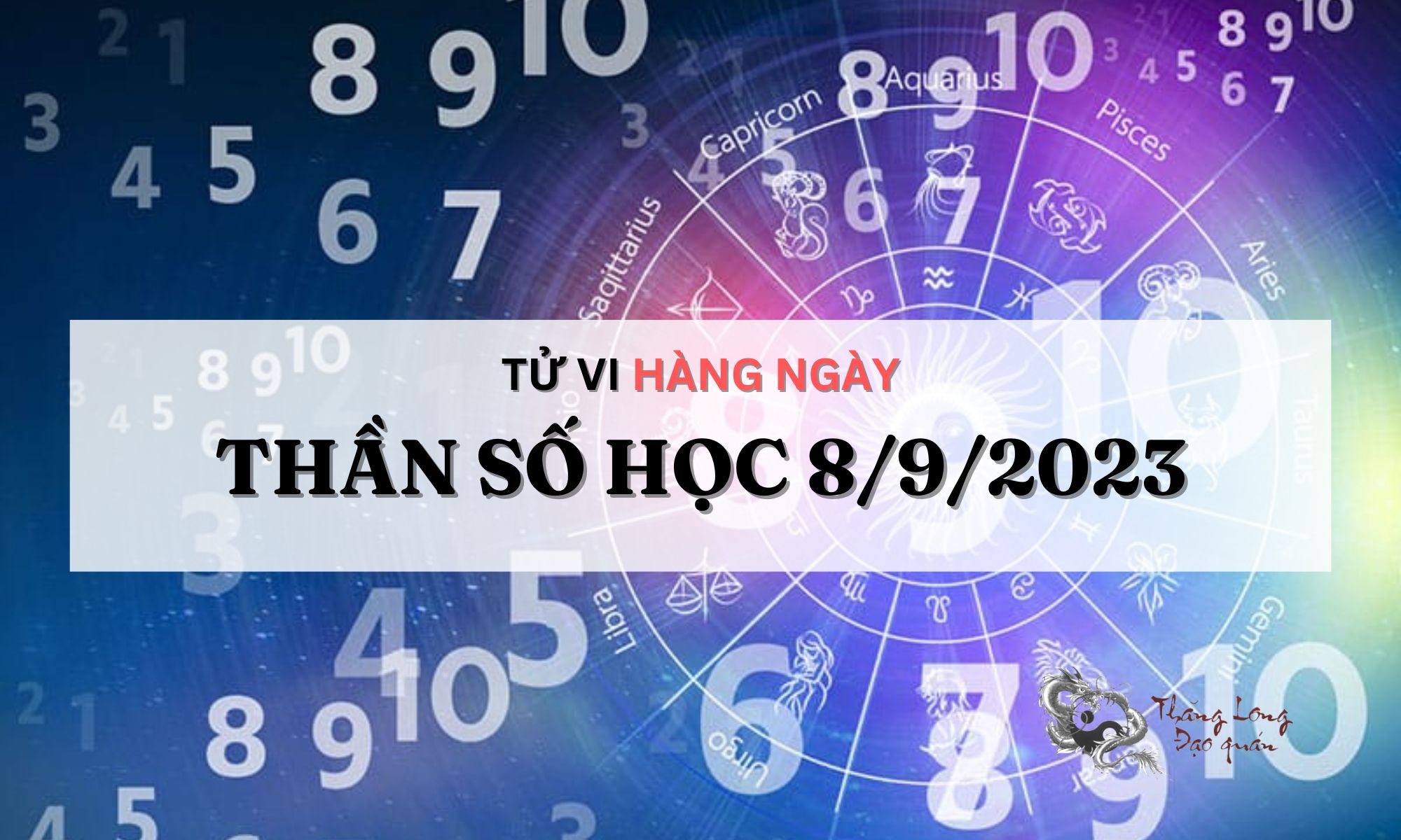 Thần số học ngày 8-9-2023