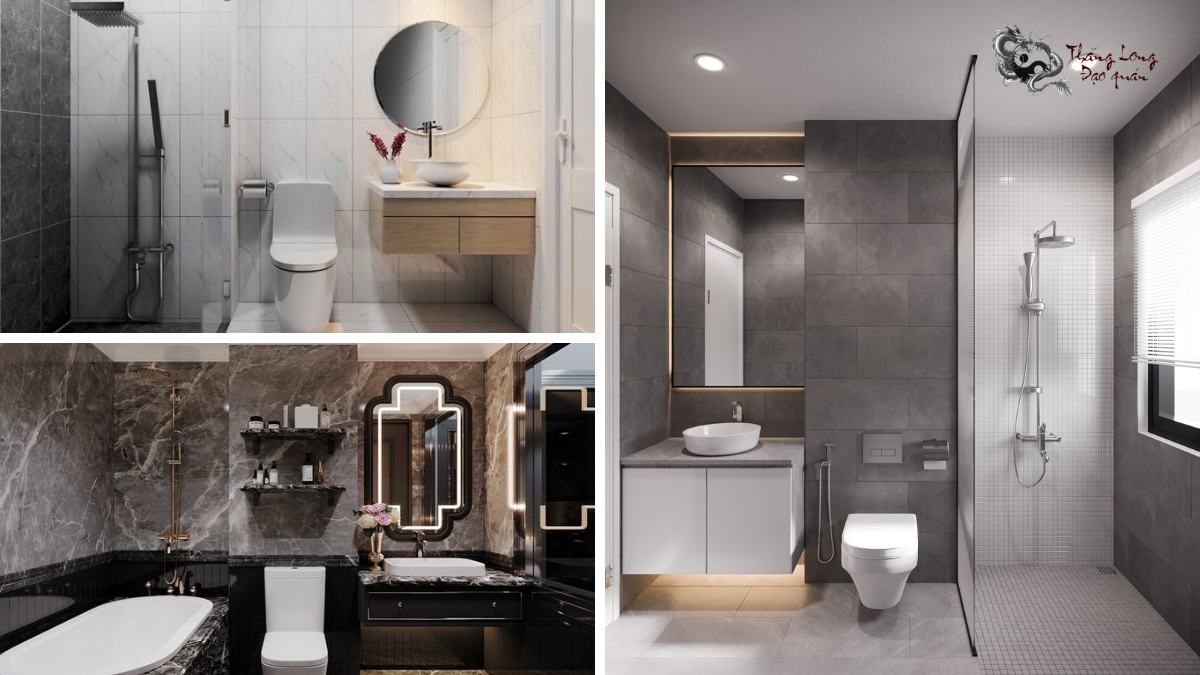 Thiết kế phòng tắm cũng quan trọng trong phong thủy