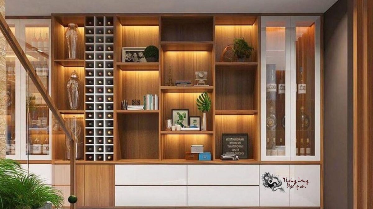Trang trí tủ rượu theo phong thuỷ
