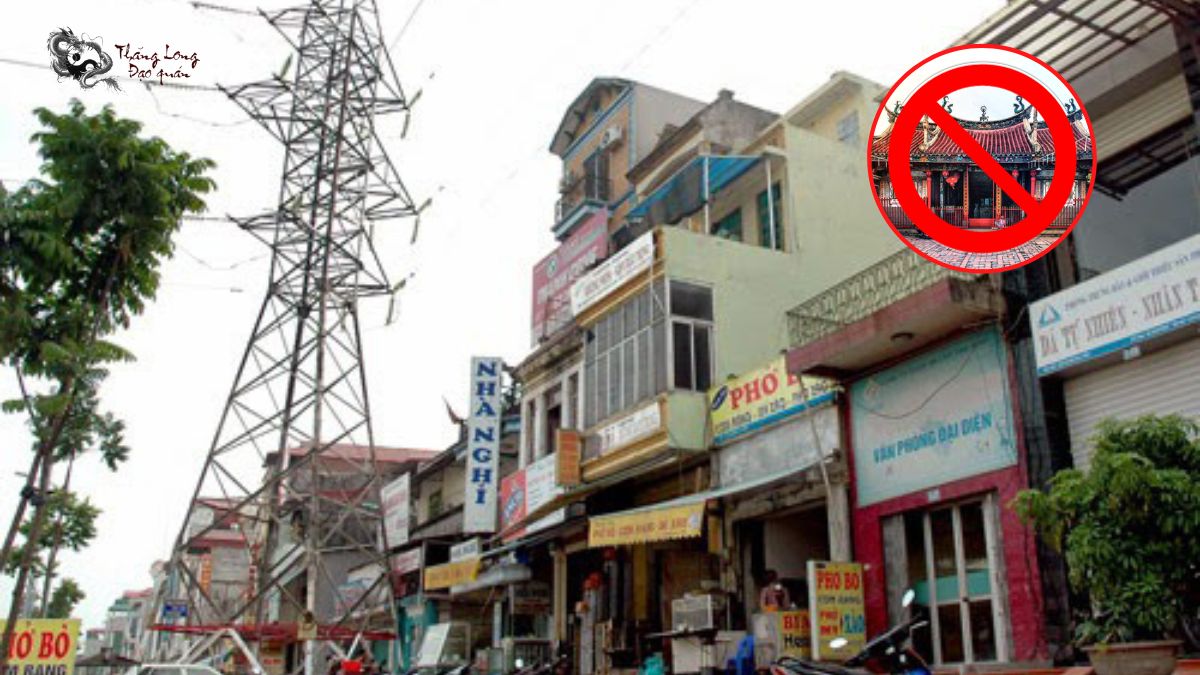 Xây nhà gần đình đền chùa là không nên