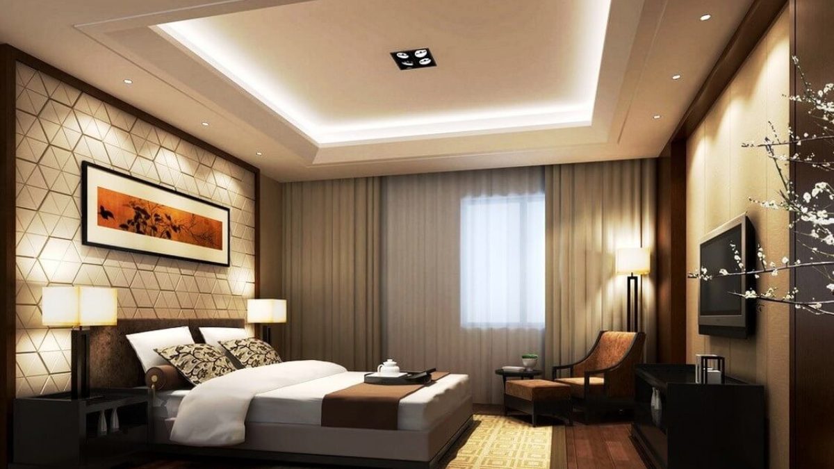 đèn ngủ trong phòng