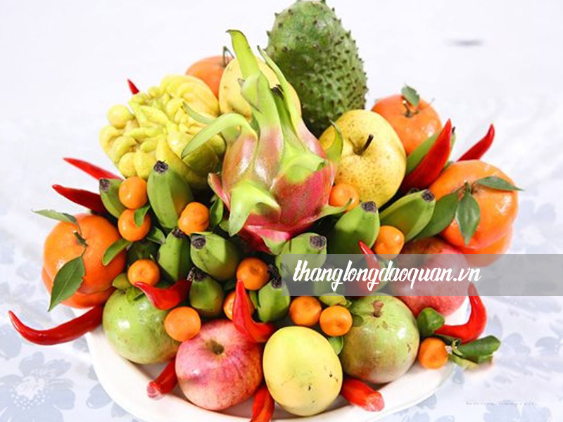 Hoa quả cúng Rằm tháng Giêng