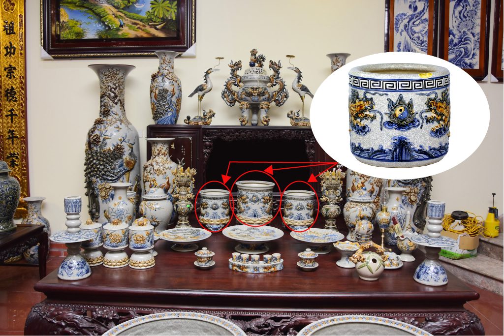 bàn thờ có 4 bát hương có được không