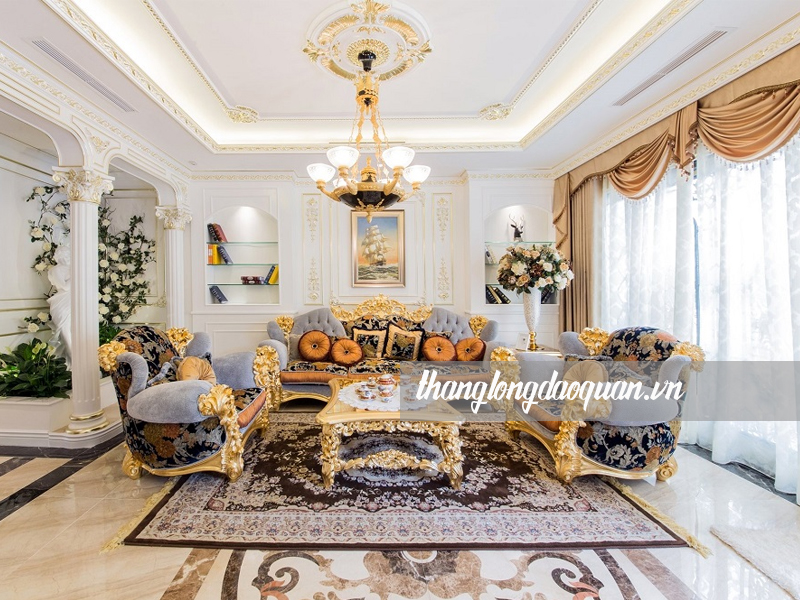 Phong thủy phòng khách biệt thự