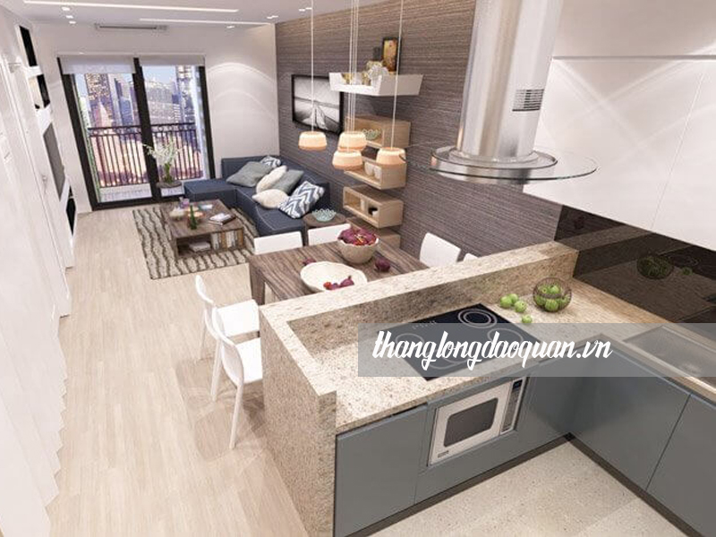 Phong thủy phòng khách và phòng bếp