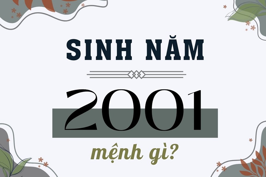 Sinh năm 2001 mệnh gì