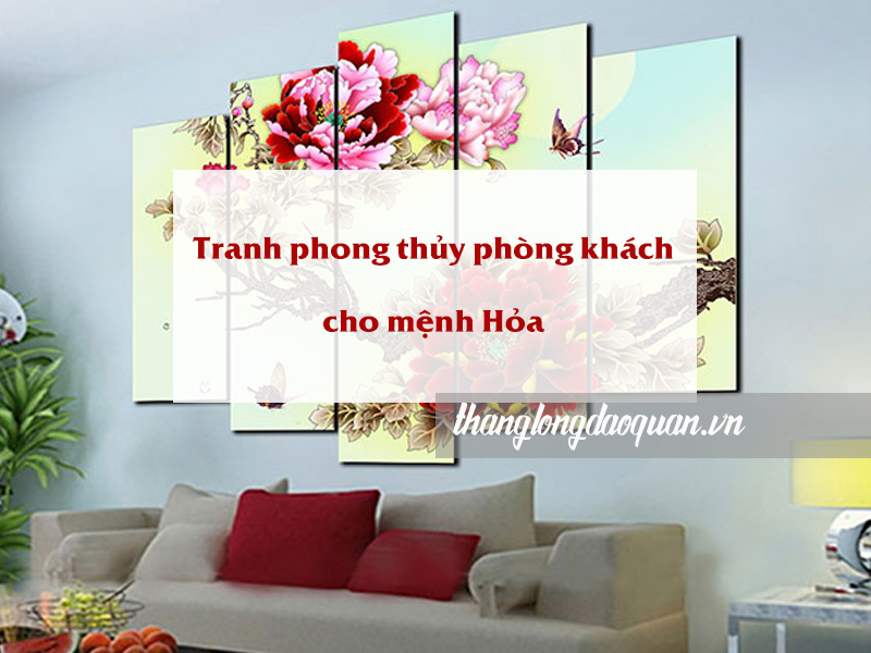 Tranh phong thủy cho người mệnh Hỏa